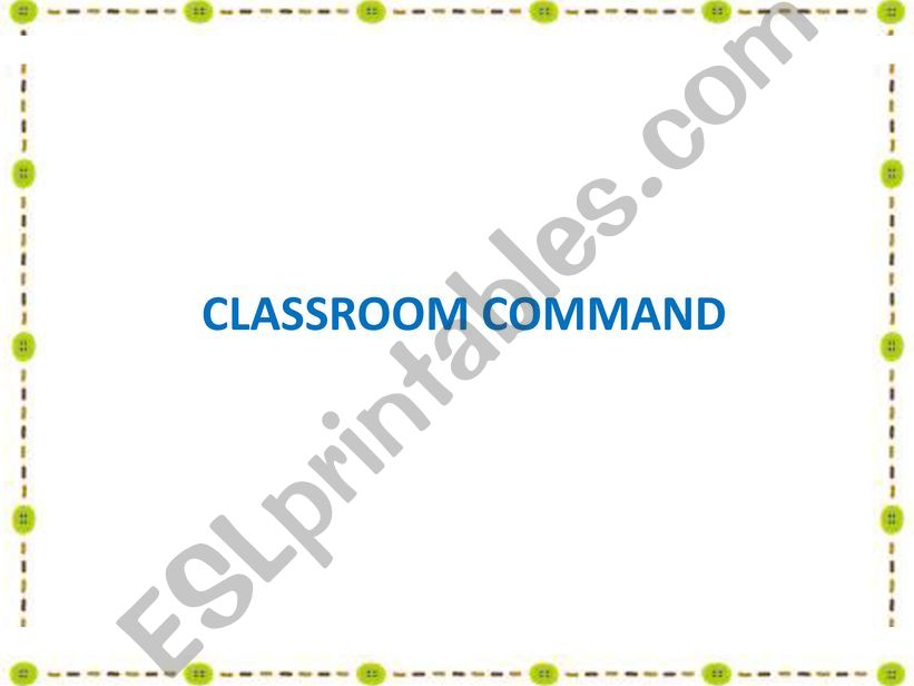 Class command powerpoint