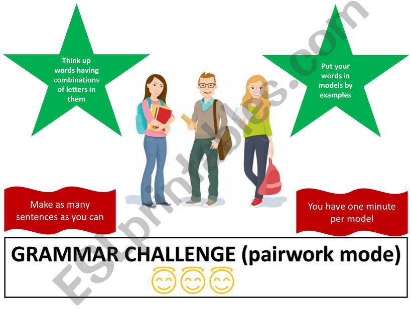 GRAMMAR CHALLENGE powerpoint