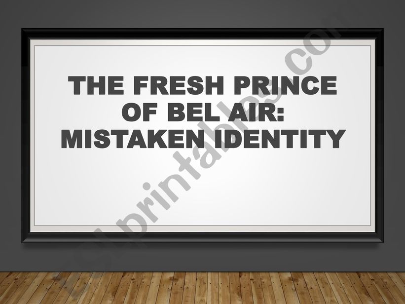 The Fresh Prince of Bel-Air: Mistaken Identity 
