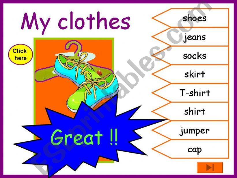 Clothes. powerpoint