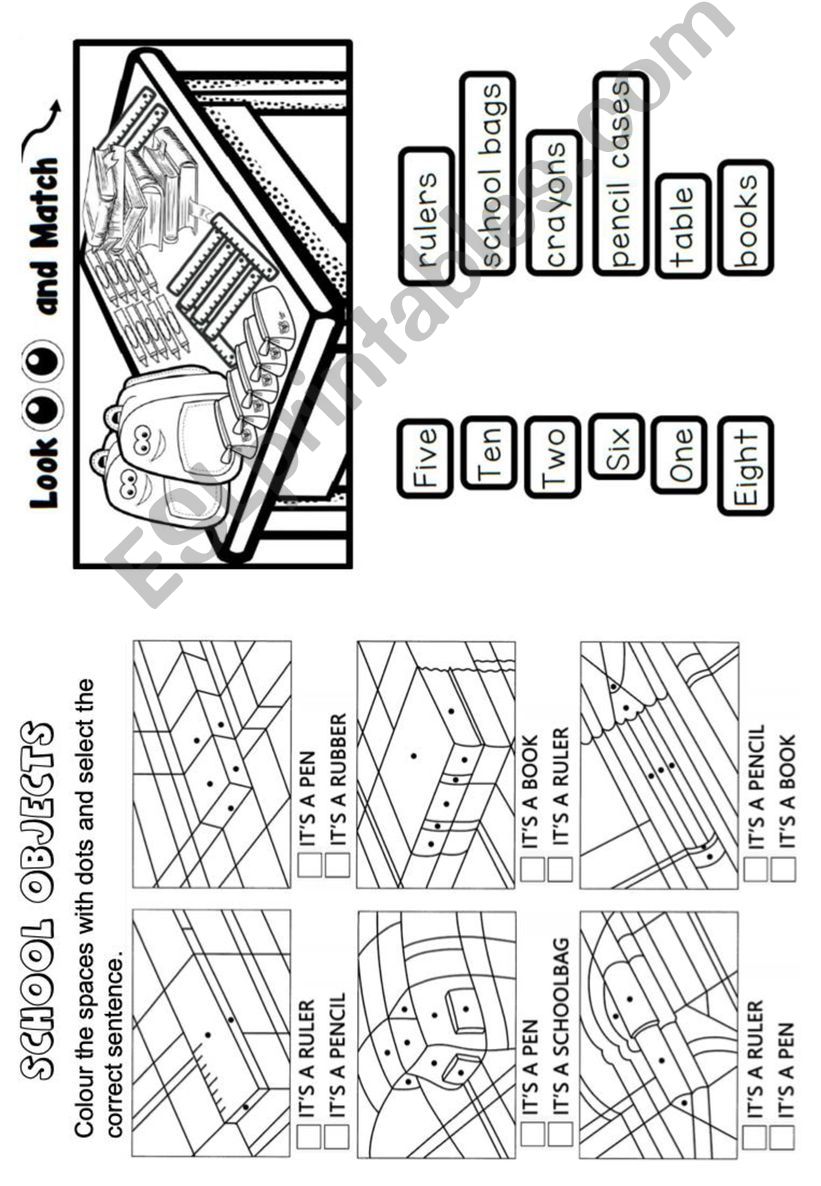 SCHOOL OBJECTS powerpoint