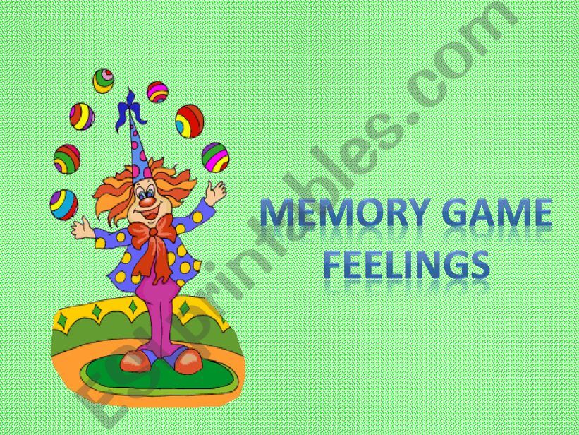 FEELINGS AND EMOTIONS powerpoint