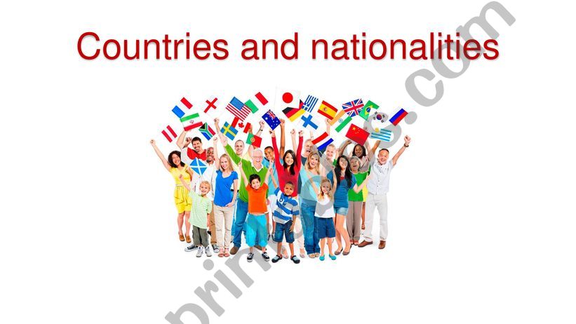 Presentation Countries and Nationalities