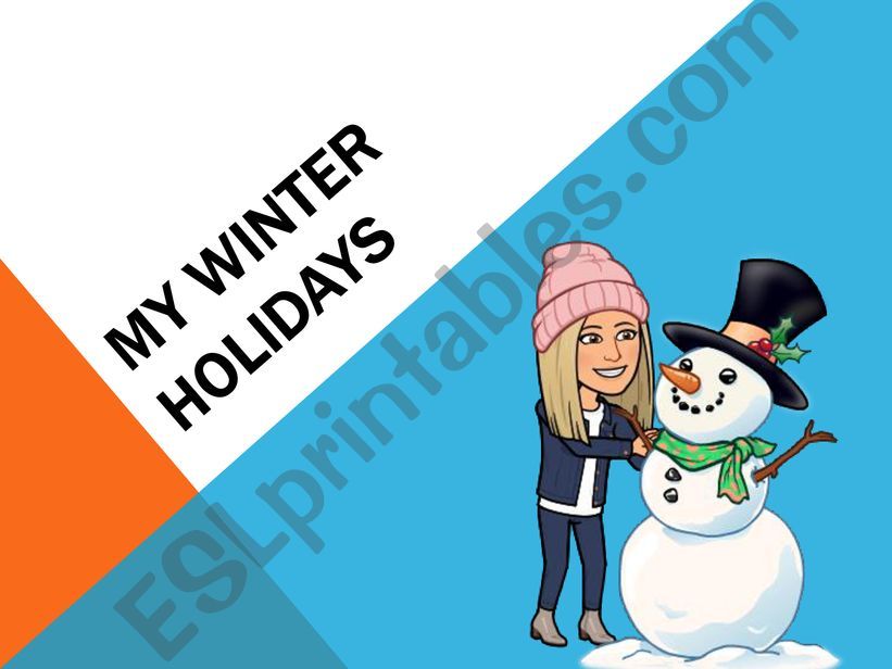 My witer holidays powerpoint