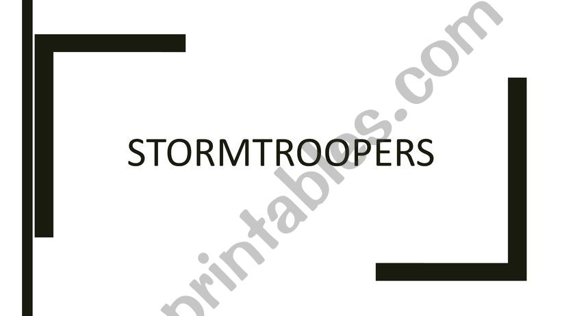 Stormtroopers powerpoint