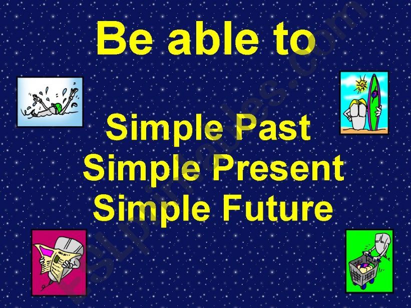 BE ABLE TO  (1 of 3) powerpoint