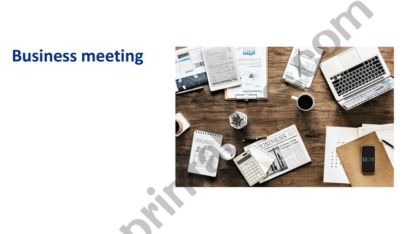 Business Meeting powerpoint
