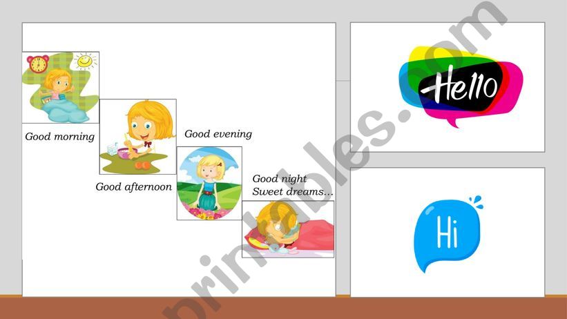 Basic language for kids powerpoint