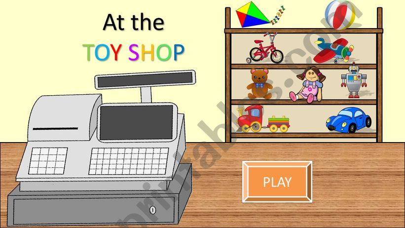 At the Toy shop powerpoint