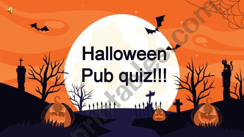 Halloween Pub Quiz - Celebrations around the world