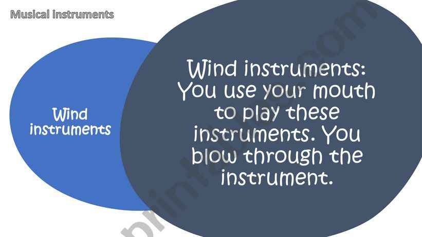 Musical instruments - vocabulary -  quiz