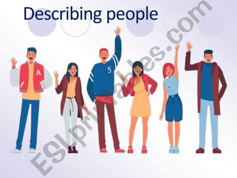 Describing people powerpoint