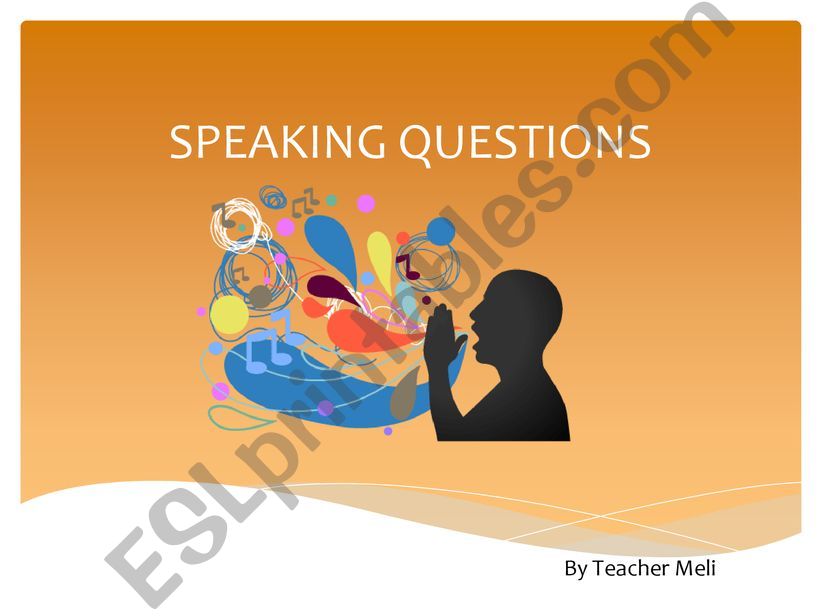Speaking questions powerpoint