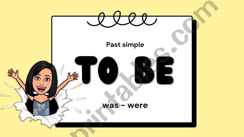 Past Simple- To be  powerpoint