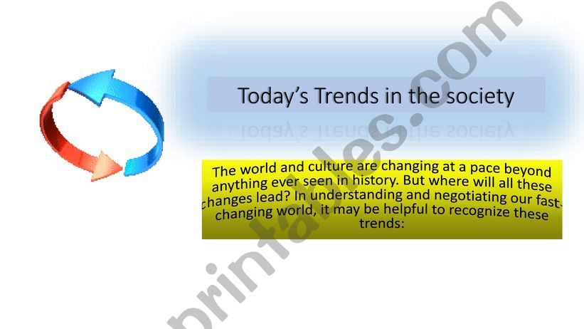 Trends in Society powerpoint