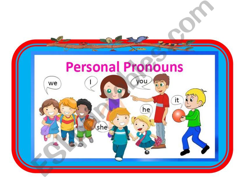 PERSONAL PRONOUNS powerpoint