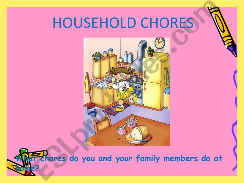 household chores powerpoint