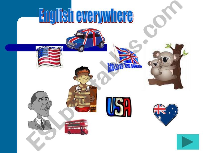 English everywhere - game powerpoint