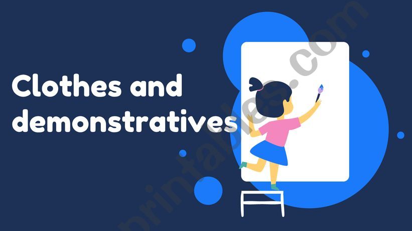 Clothes and demonstratives powerpoint