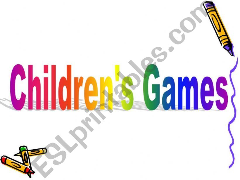 Childrens Games powerpoint