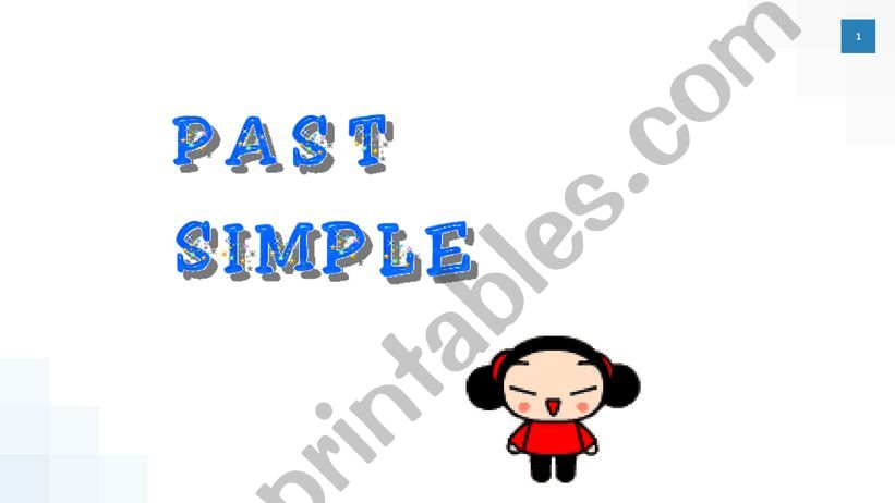 SIMPLE PAST REVISION powerpoint