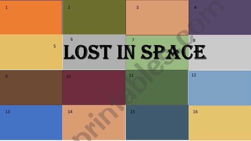 Lost in Space-Game powerpoint
