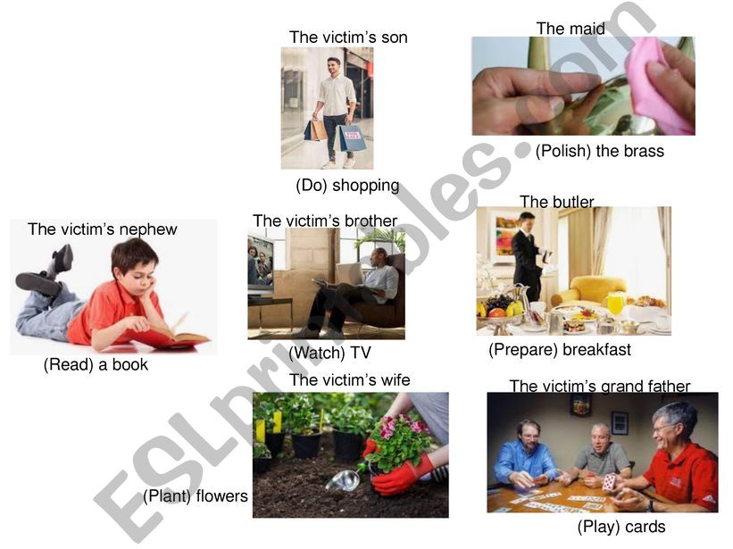 Alibis Memory game powerpoint