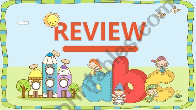 review all vowels 2 powerpoint