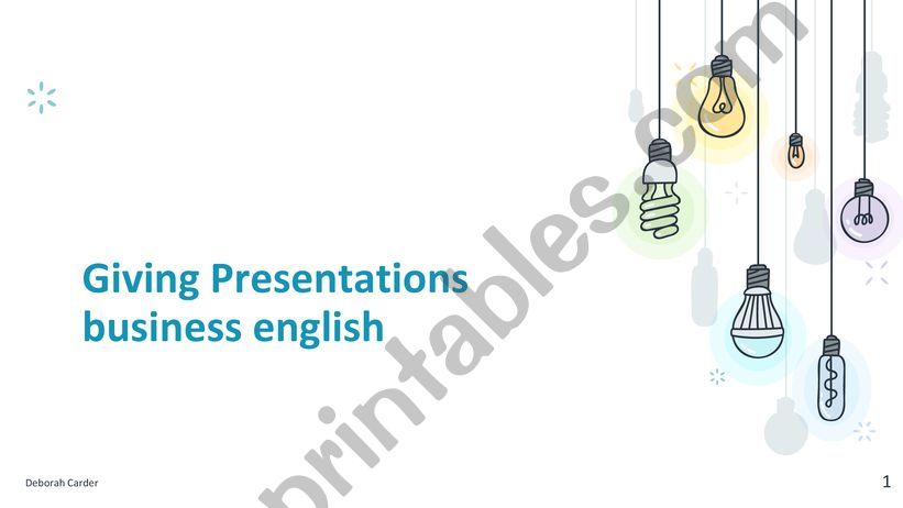 Giving presentations powerpoint