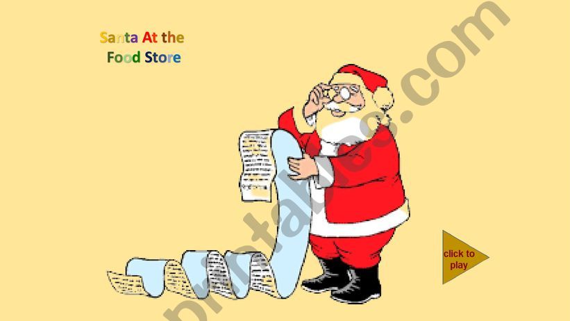 Practice demonstrative with Santa! Animated 