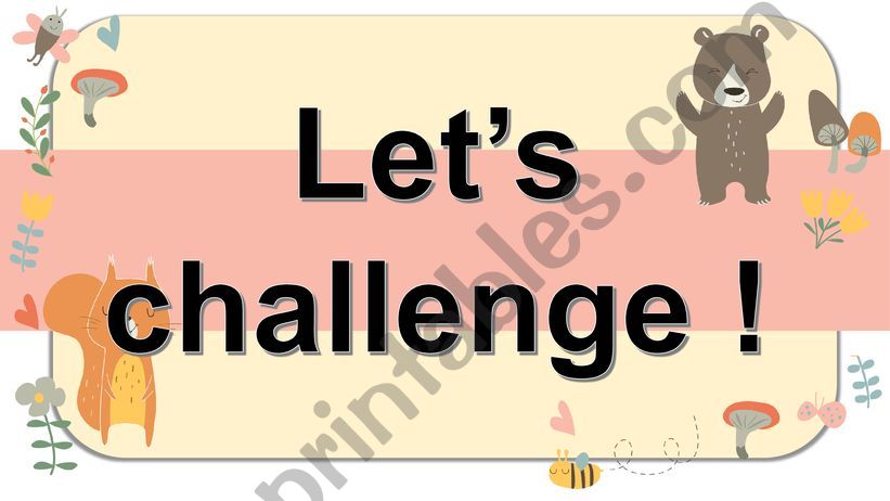 Phonics Challange powerpoint