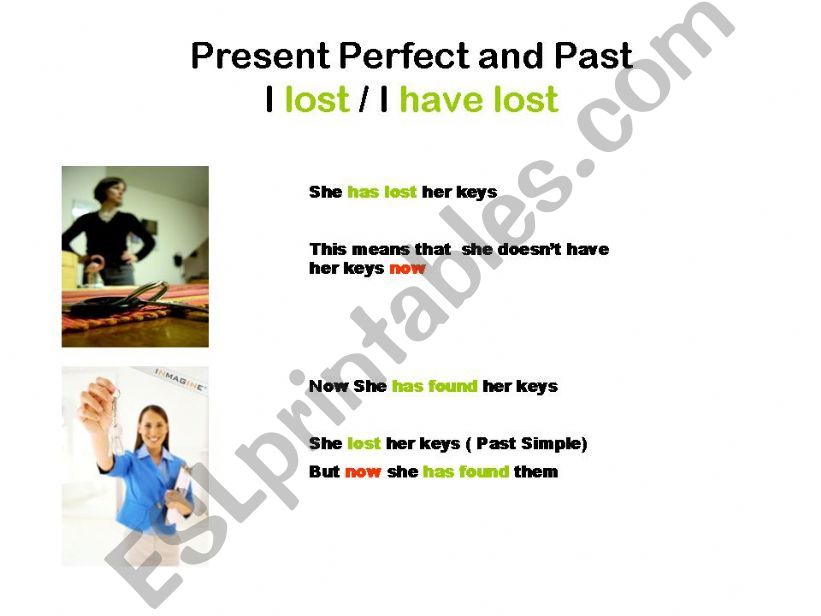 Present Perfect  v/s Simple Past