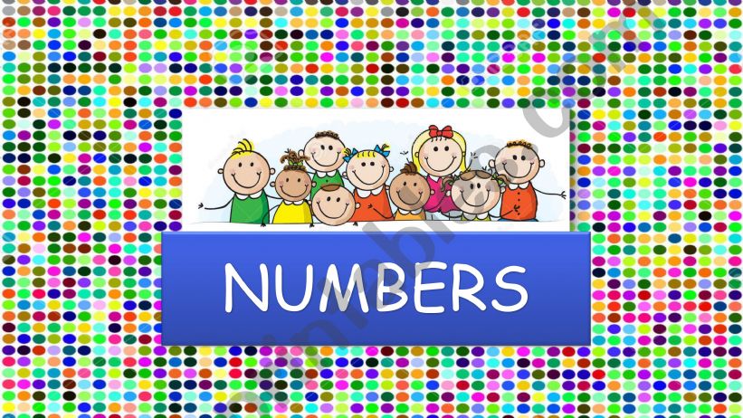 NUMBERS powerpoint