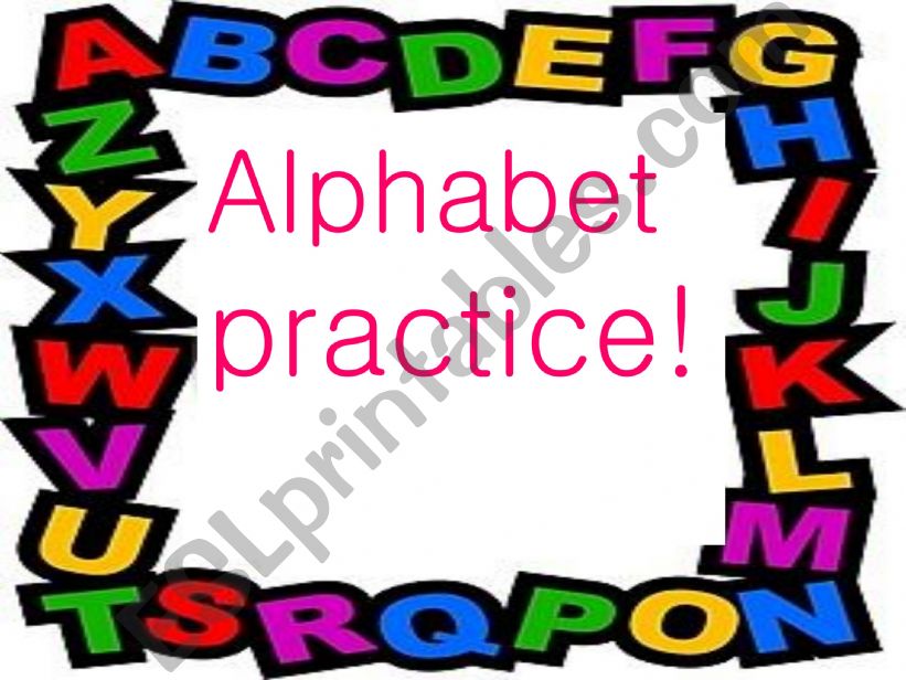 missing letter(alphabets) powerpoint