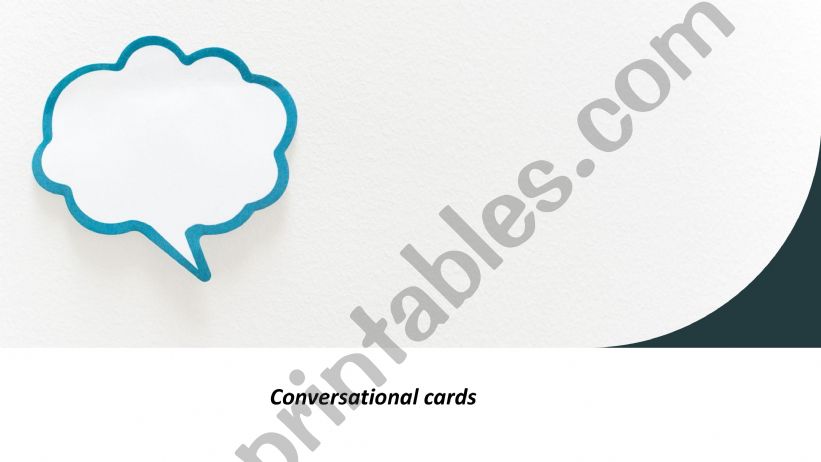 conversation cards powerpoint