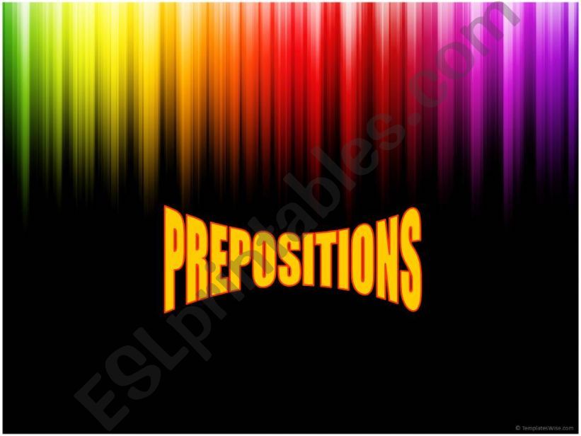 Prepositions powerpoint