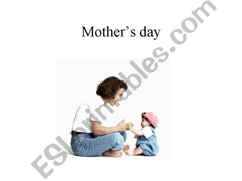 Mothers Day in Australia powerpoint