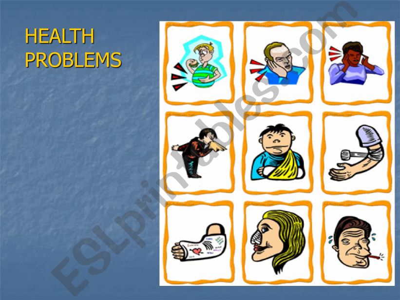 Health problems powerpoint