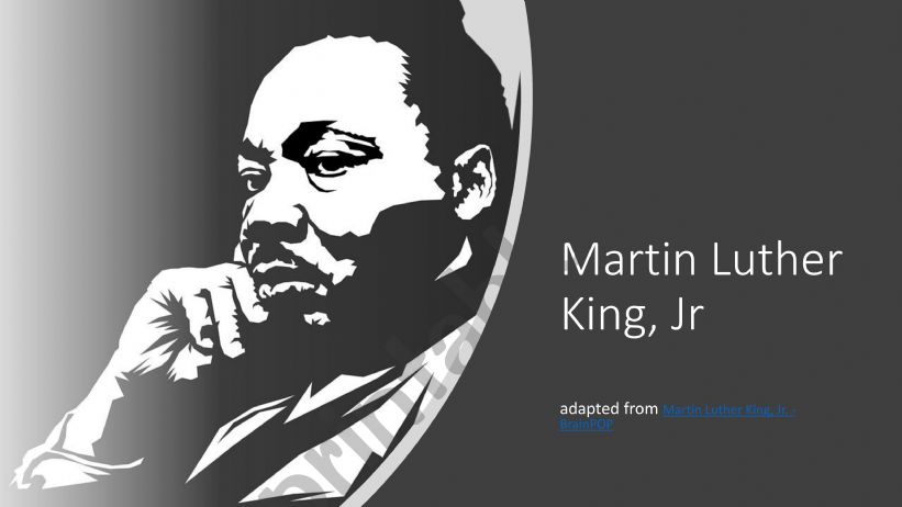 Getting to know MLK powerpoint