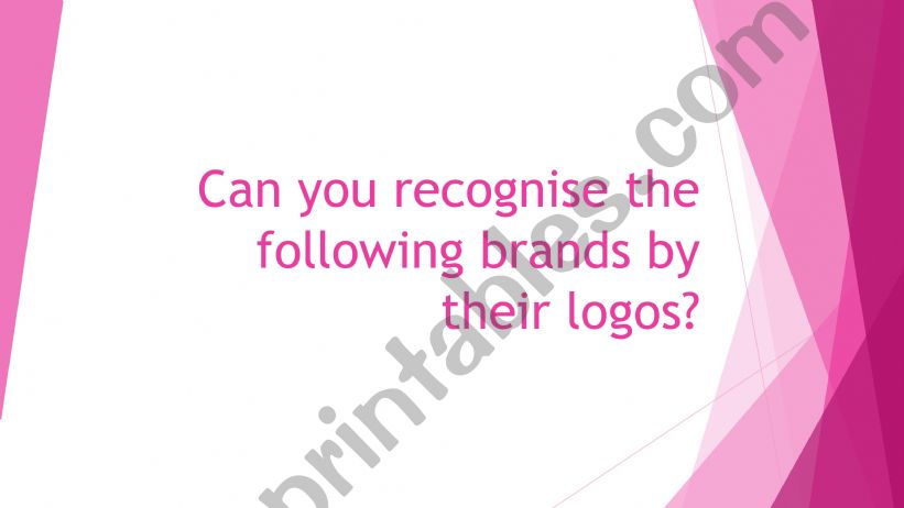 Can you recognize these brands by their logos?
