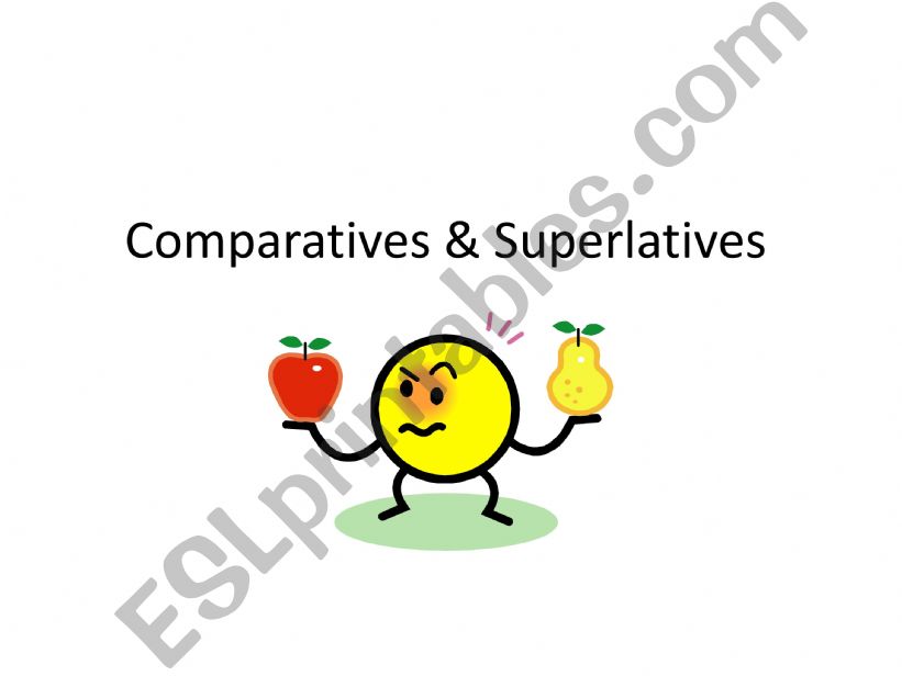 comparatives and superlatives powerpoint