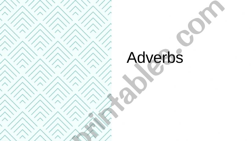 adverbs powerpoint