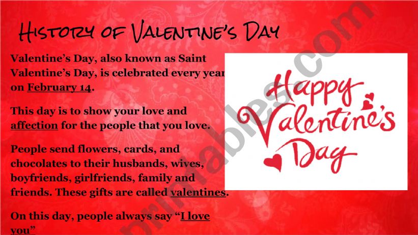 PART TWO SAINT VALENTINES DAY