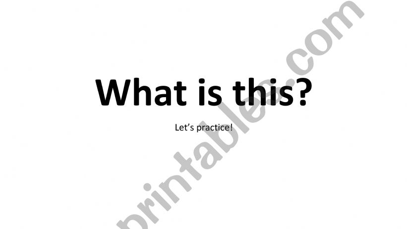 What is This? ESL for Beginners (Fruits Quiz)