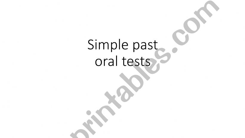 simple past quiz powerpoint