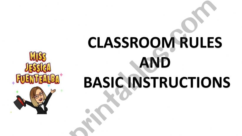 Classroom rules powerpoint