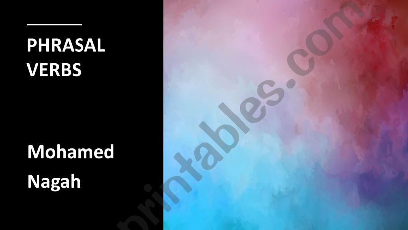 phrasal verbs  powerpoint