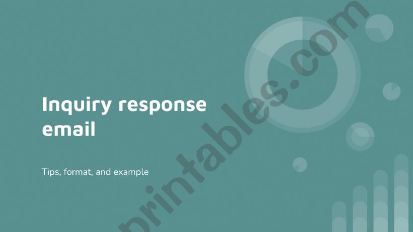 Inquiry response email powerpoint