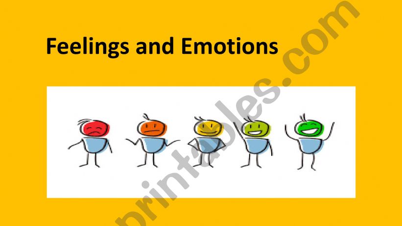 Feelings and Emotions powerpoint