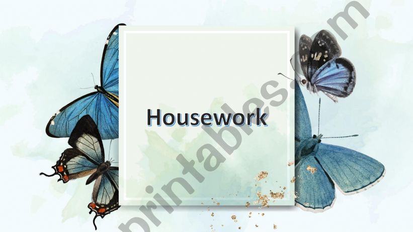 Housework powerpoint